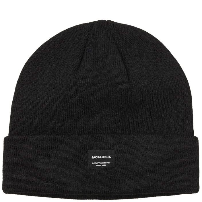 JACK & JONES Skrybėlė vyrams, Juoda, JACDNA BEANIE NOOS 5
