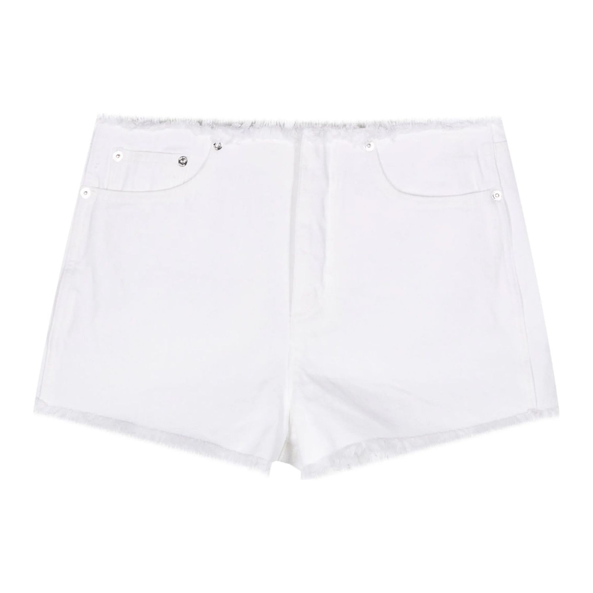 MICHAEL KORS Šortai moterims, Balta, Frayed wb cutoff short 1