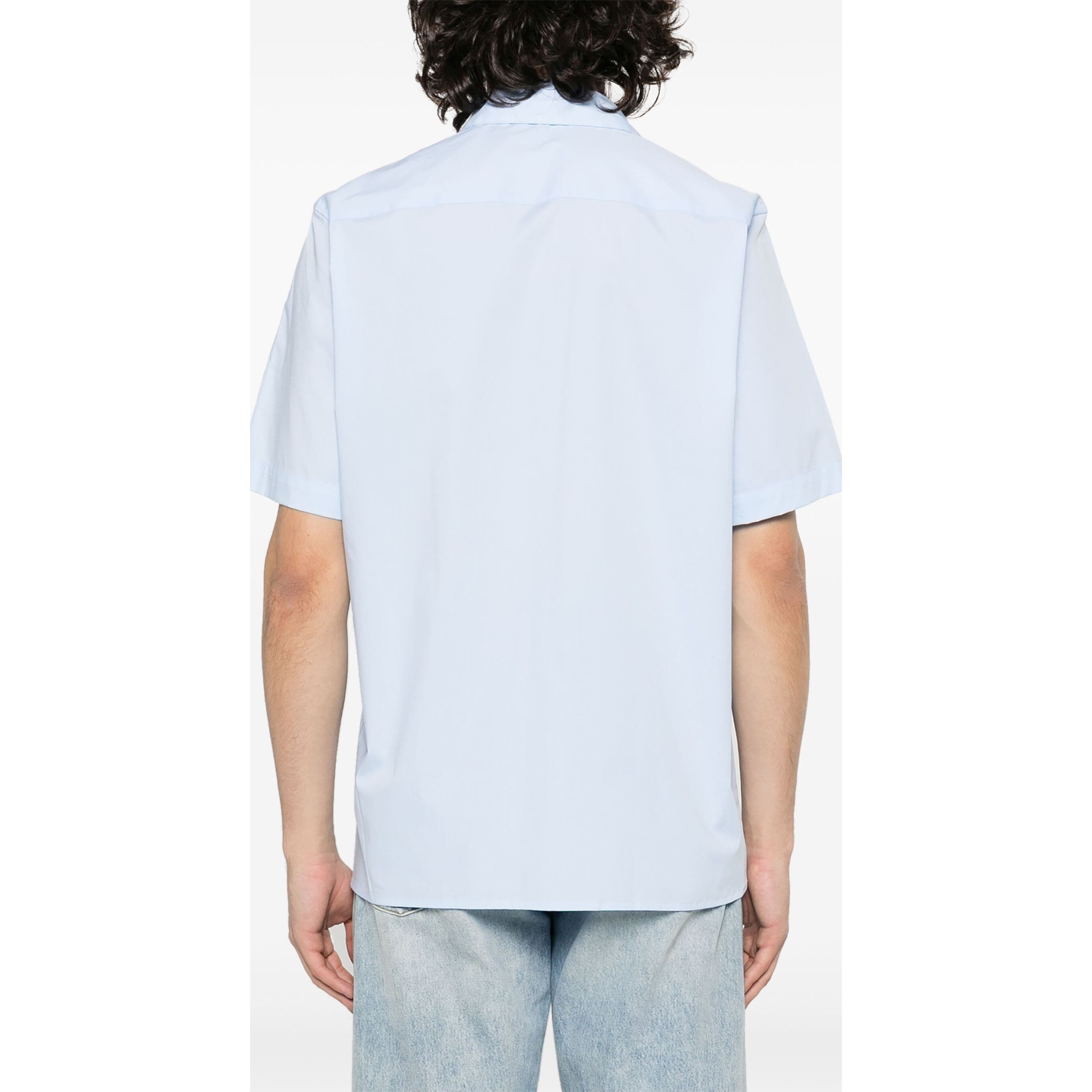 CALVIN KLEIN Marškiniai trump. rankovėmis vyrams, Mėlyna, S/s shirt 3