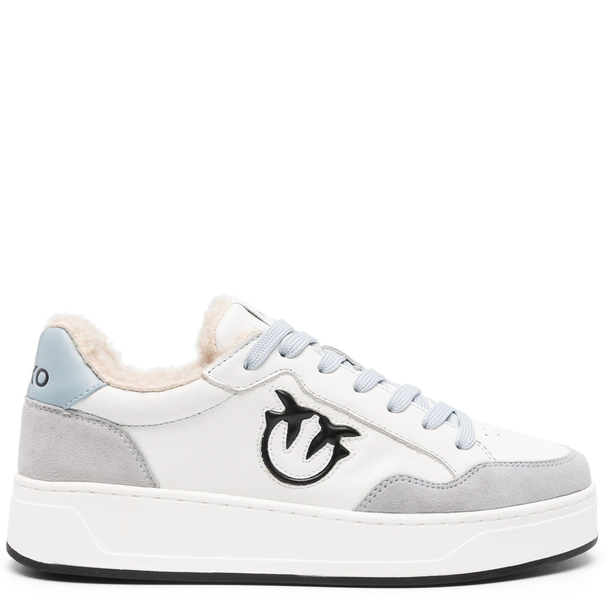 PINKO Laisvalaikio bateliai moterims, Balta, Bondy 2.0 sneaker pelle vitell 2