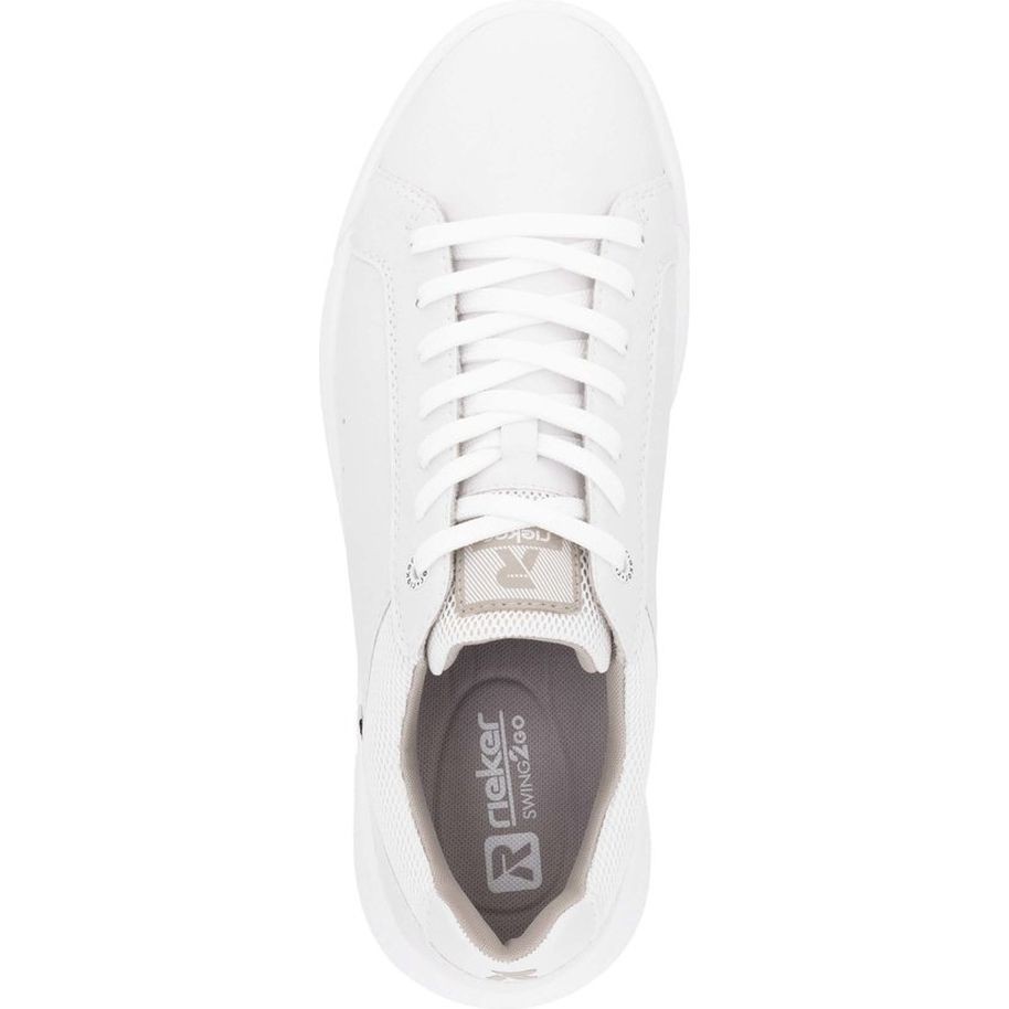 RIEKER Laisvalaikio bateliai vyrams, Balta, Sneakers 5