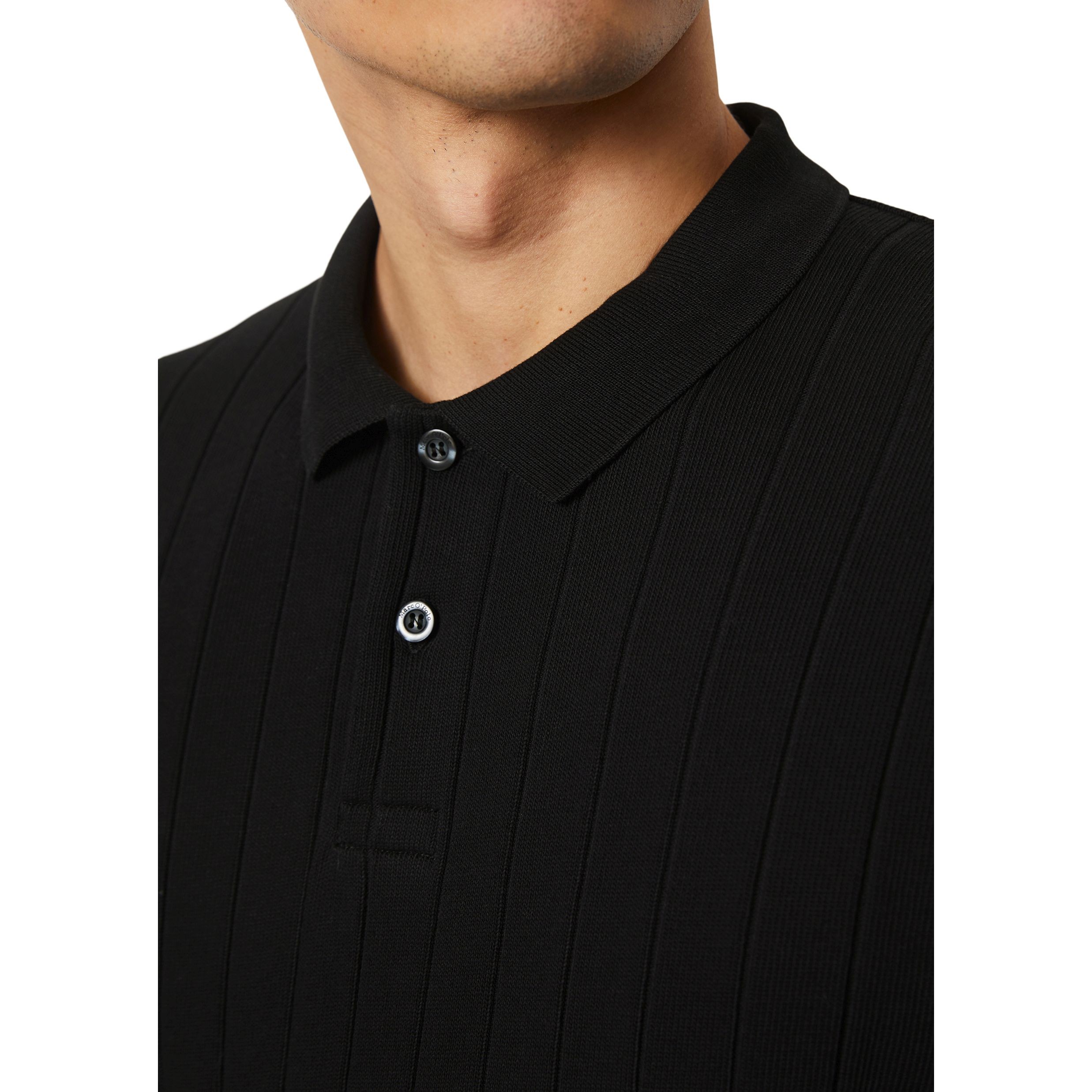 MARC O'POLO Polo marškiniai trumpos rank. vyrams, Juoda 4