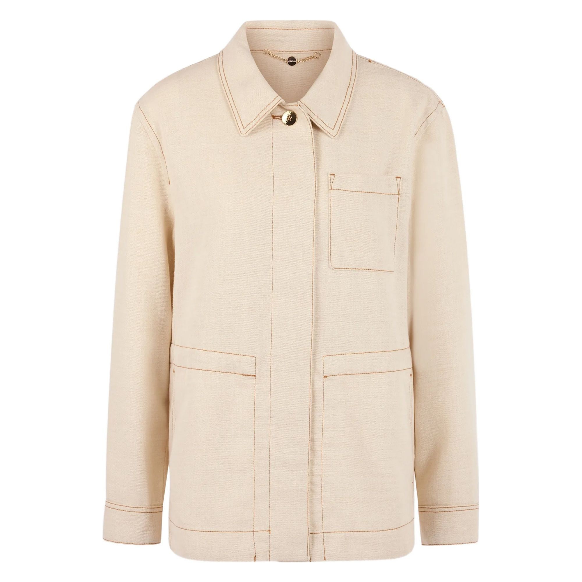 MARC CAIN Striukė moterims, Smėlio, Jacket 1