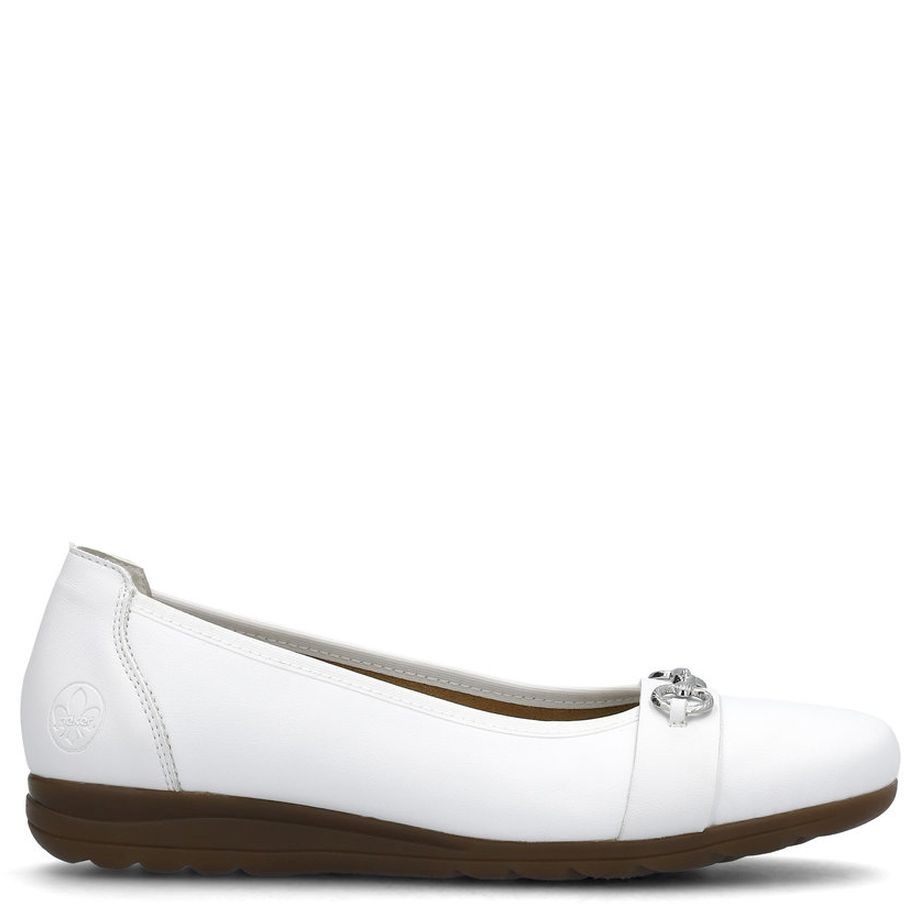 RIEKER Balerinos moterims, Balta, BALLERINAS 3
