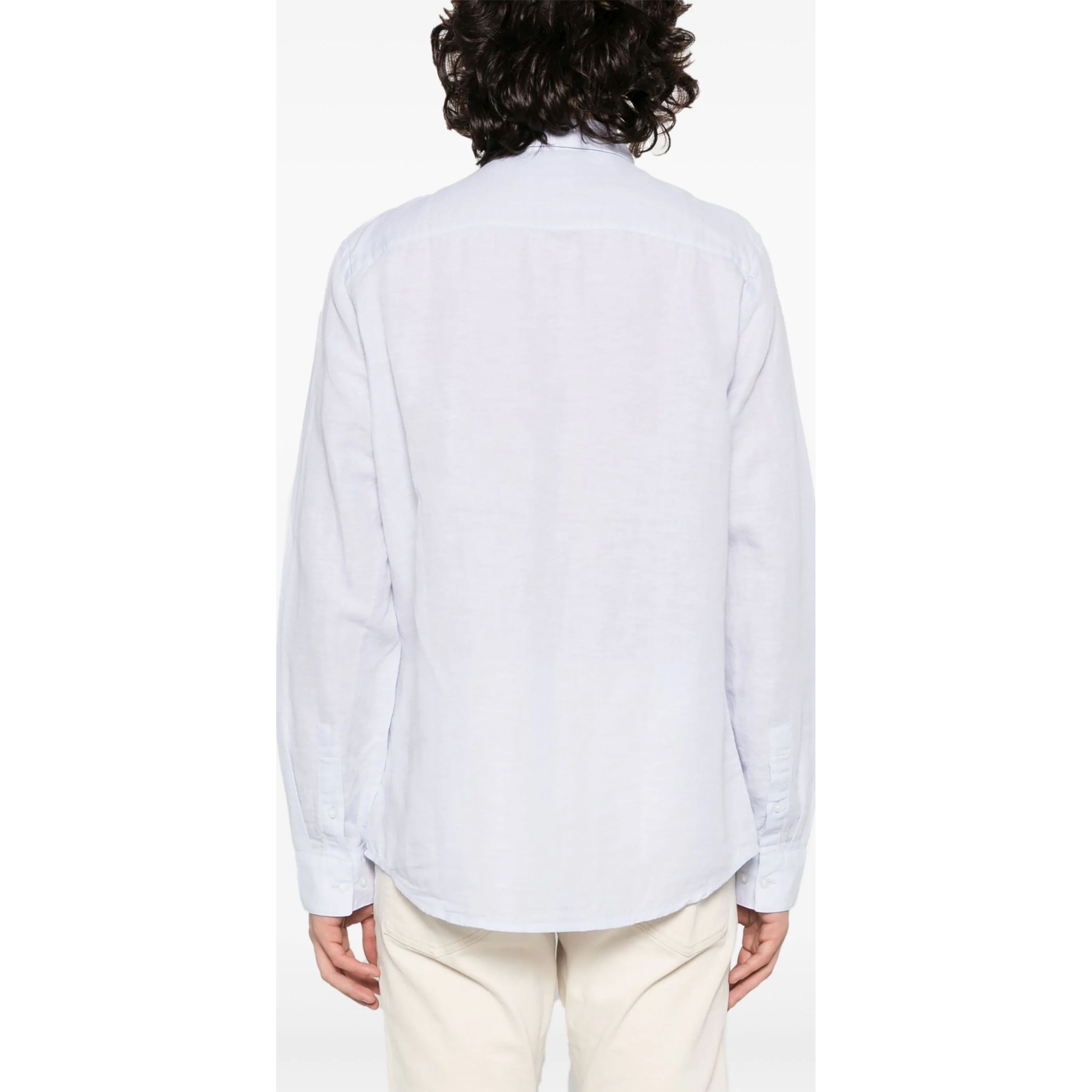 CALVIN KLEIN Marškiniai ilgomis rankovėmis vyrams, Mėlyna, L/s shirt 3