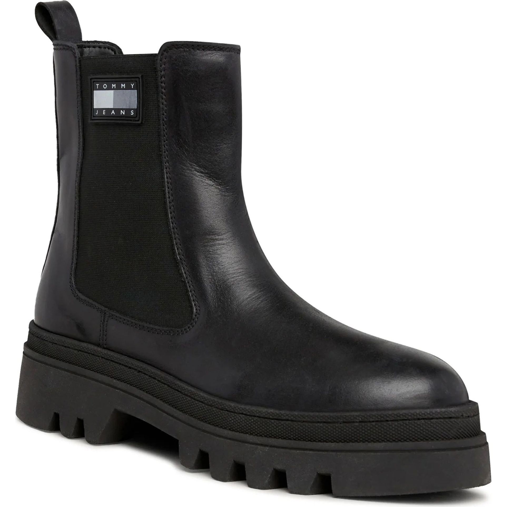 TOMMY JEANS Aulinukai moterims, Juoda, Fashion chelsea 1