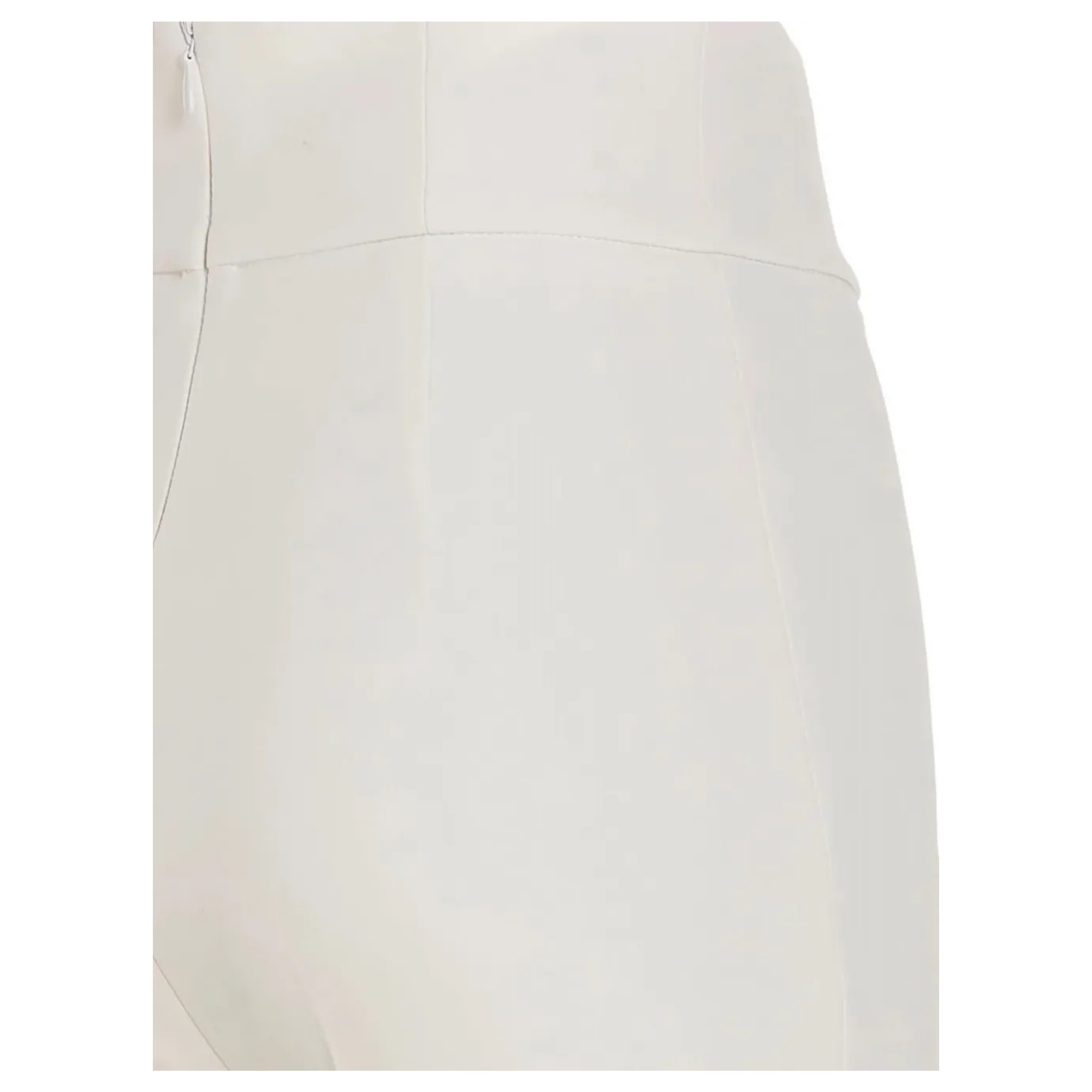 PINKO Laisvalaikio kelnės moterims, Balta, Zannone crepe strech trousers 4