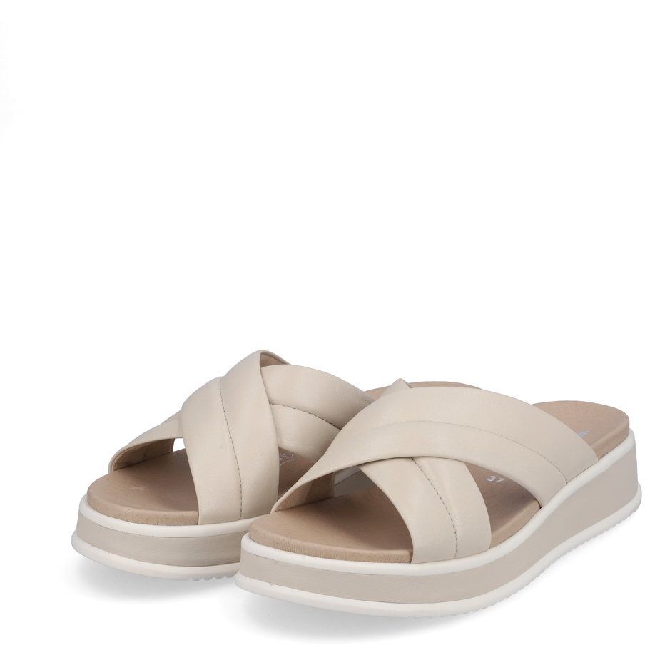 RIEKER Šlepetės moterims, Smėlio, SLIPPERS 5