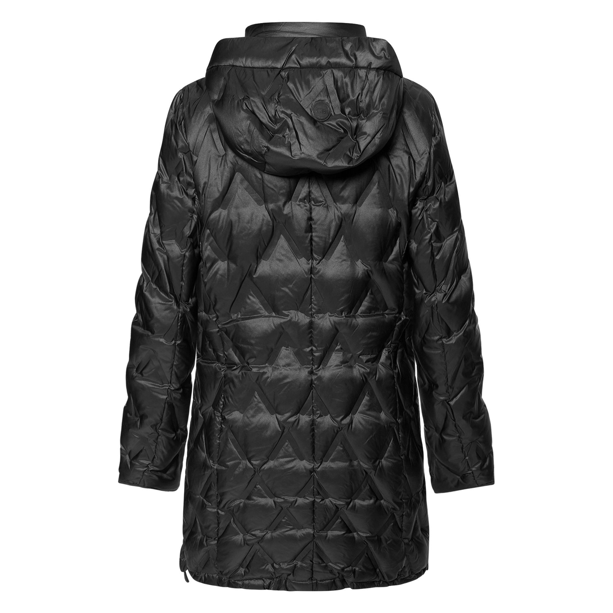 GIL BRET Pūkinis paltas moterims, Juoda, Down coat 4