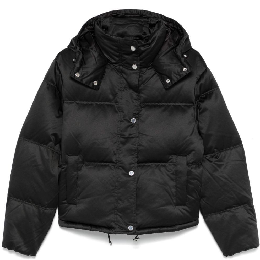 LAUREN RALPH LAUREN Paltas moterims, Juoda, Freyah insulated coat