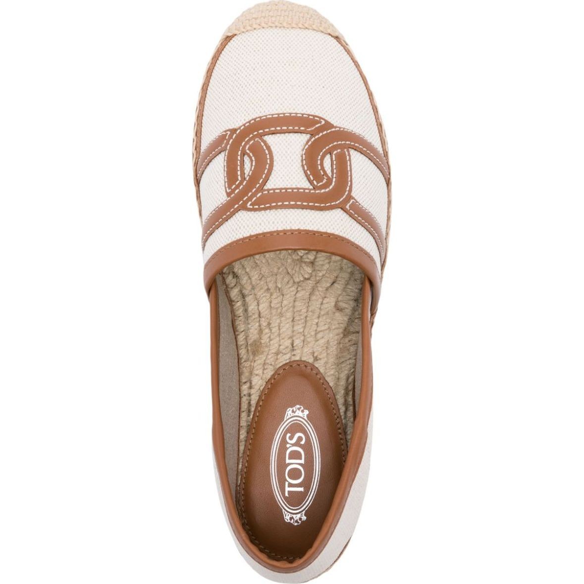 TODS Espadrilės moterims, Kūno, Chain-applique sneakers 4