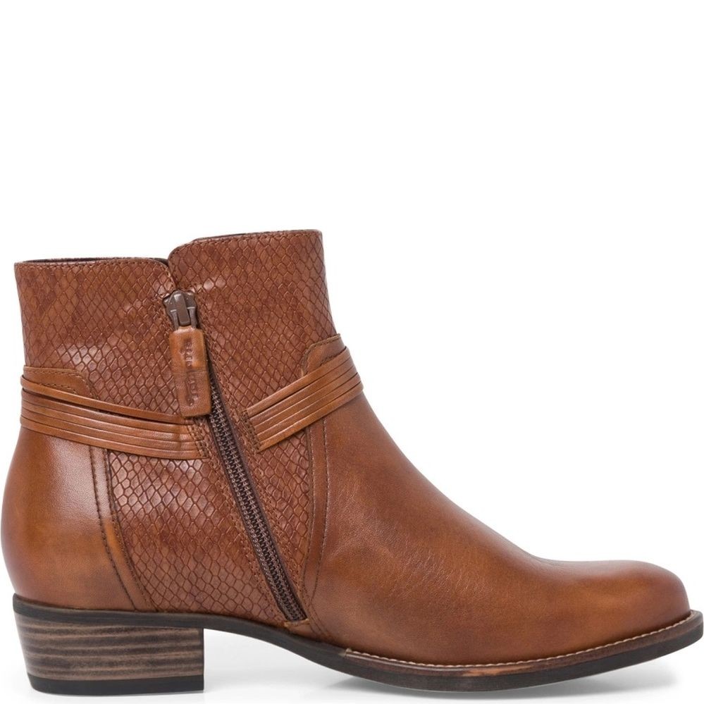 TAMARIS Aulinukai moterims, Ruda, BOOTIES 3