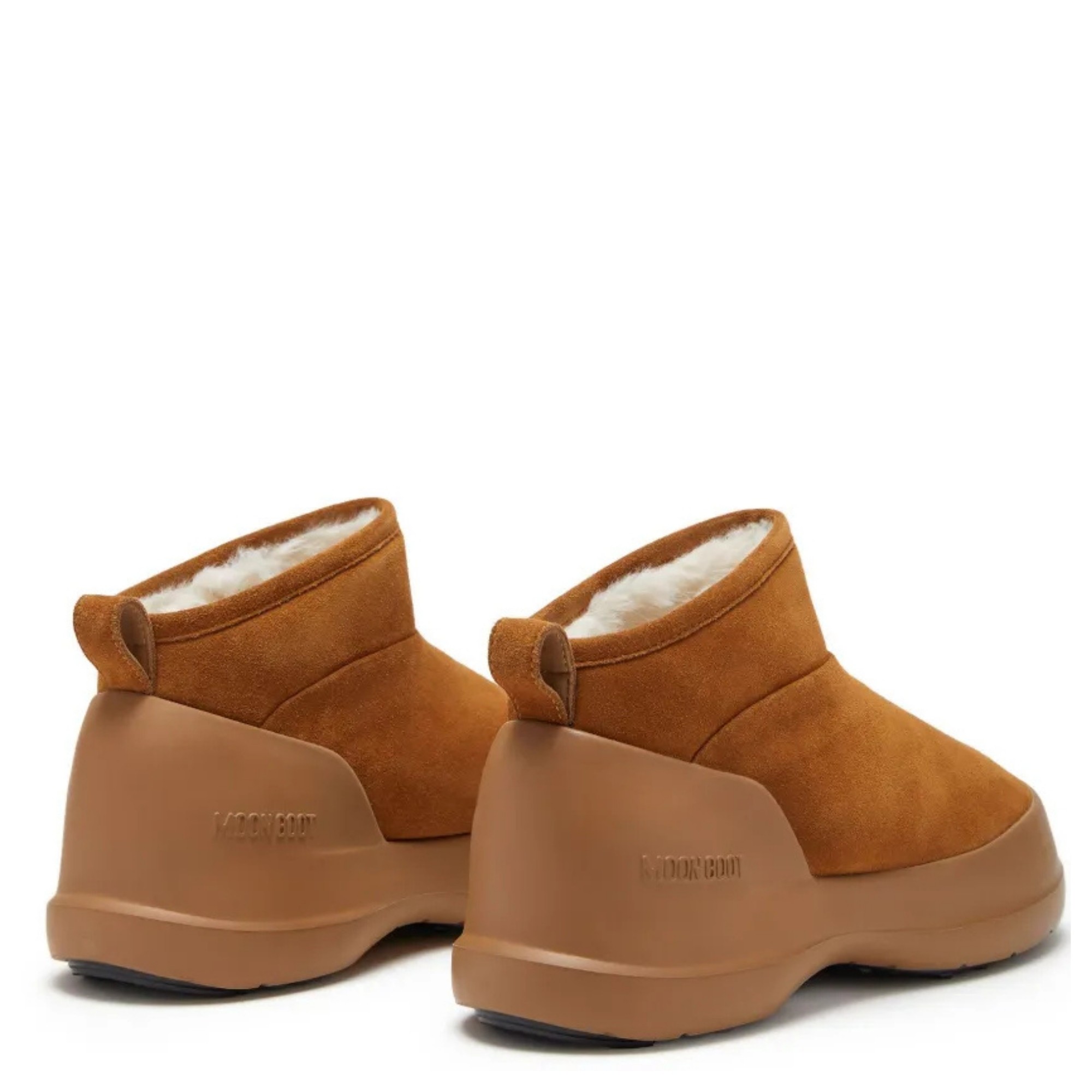 MOON BOOT Aulinukai moterims, Ruda, Mb luna low boot suede boots 2