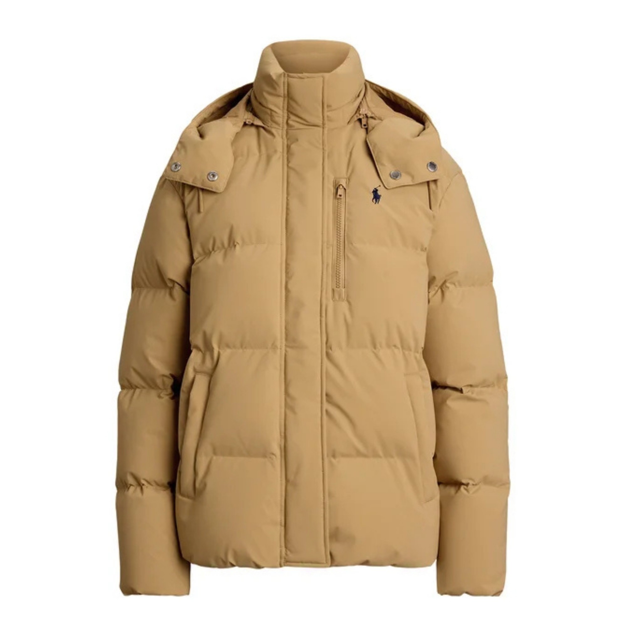 POLO RALPH LAUREN Pūkinis paltas moterims, Ruda, Puffer coat 1