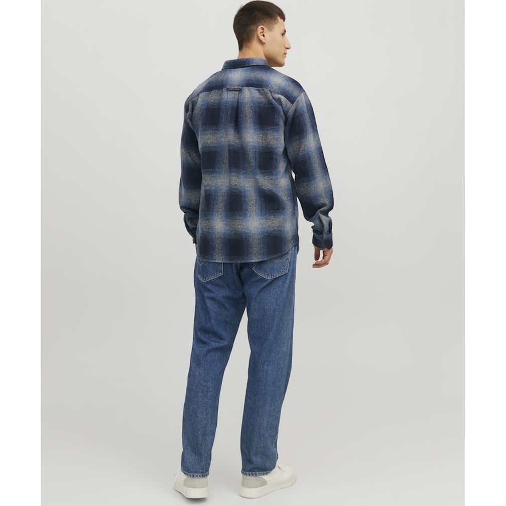 JACK & JONES Marškiniai vyrams, Mėlyna, JCOREACT DARREN OVERSH 4