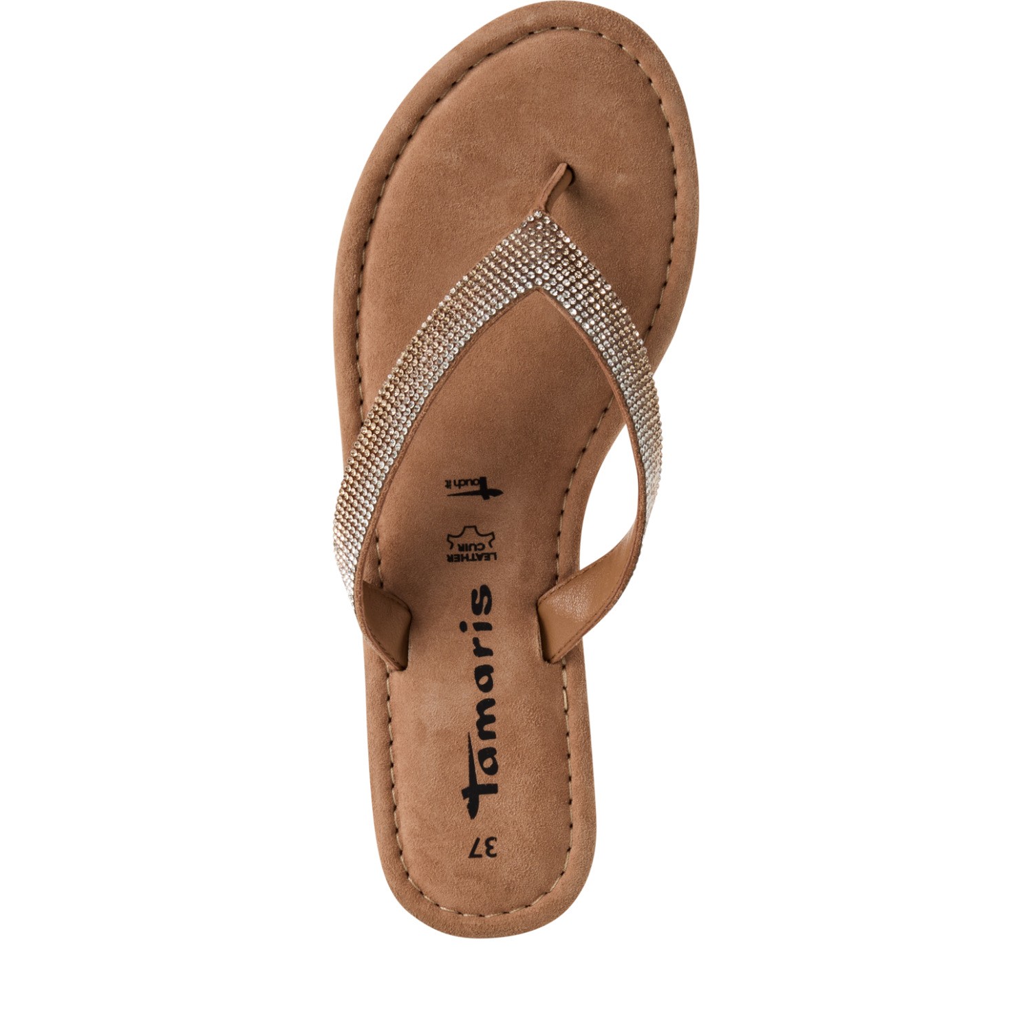 TAMARIS Pliažo šlepetės per pirštą moterims, Rožinė, Flip-flops 5