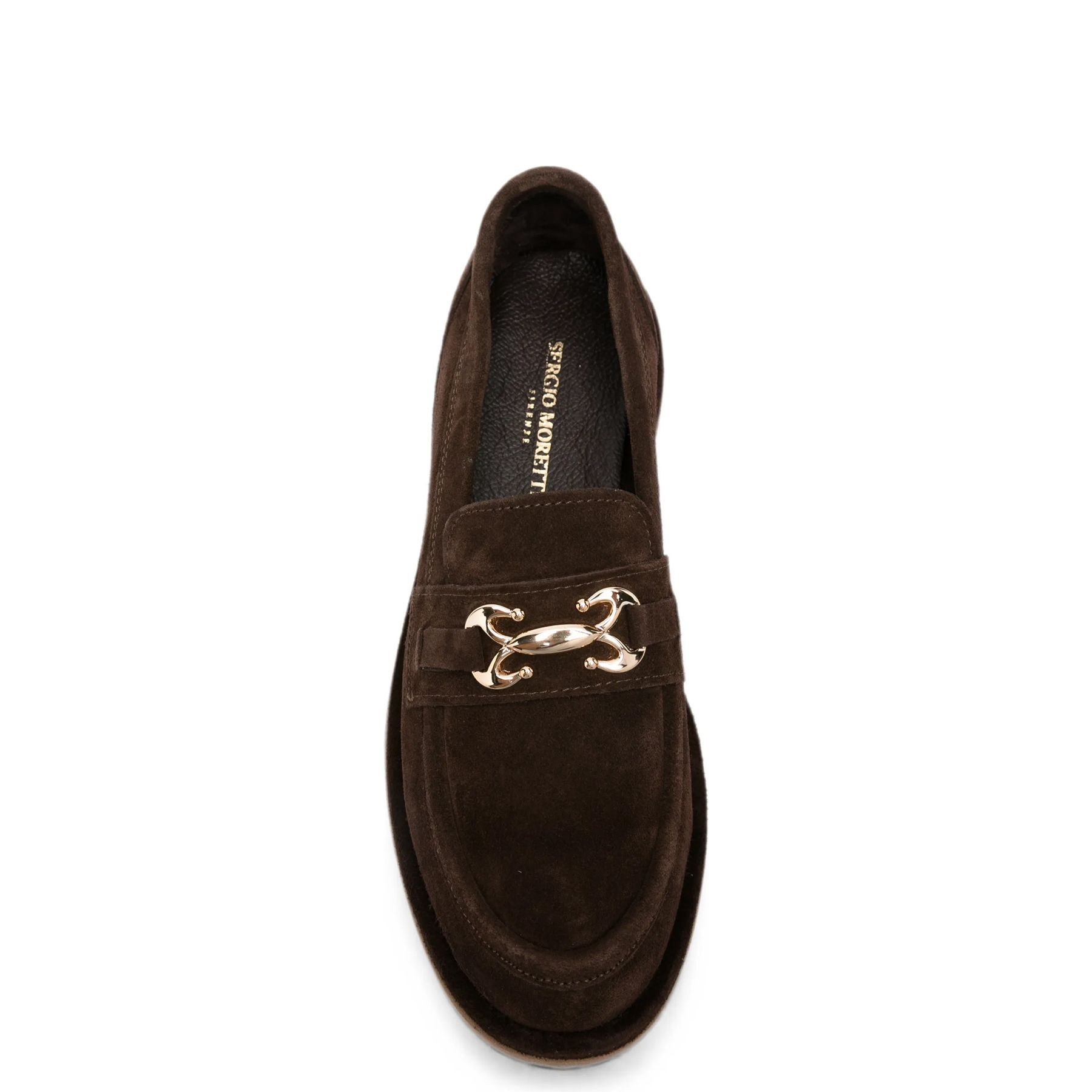 SERGIO MORETTI Loaferiai moterims, D.brown, Loafers 4