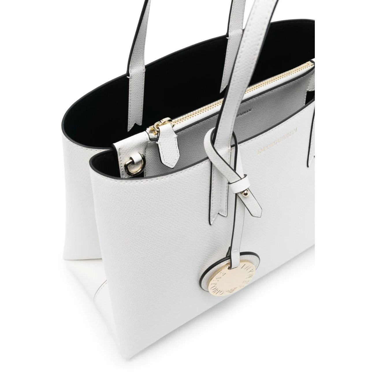 EMPORIO ARMANI Pirkinių krepšys moterims, Balta, Shopping bag 4