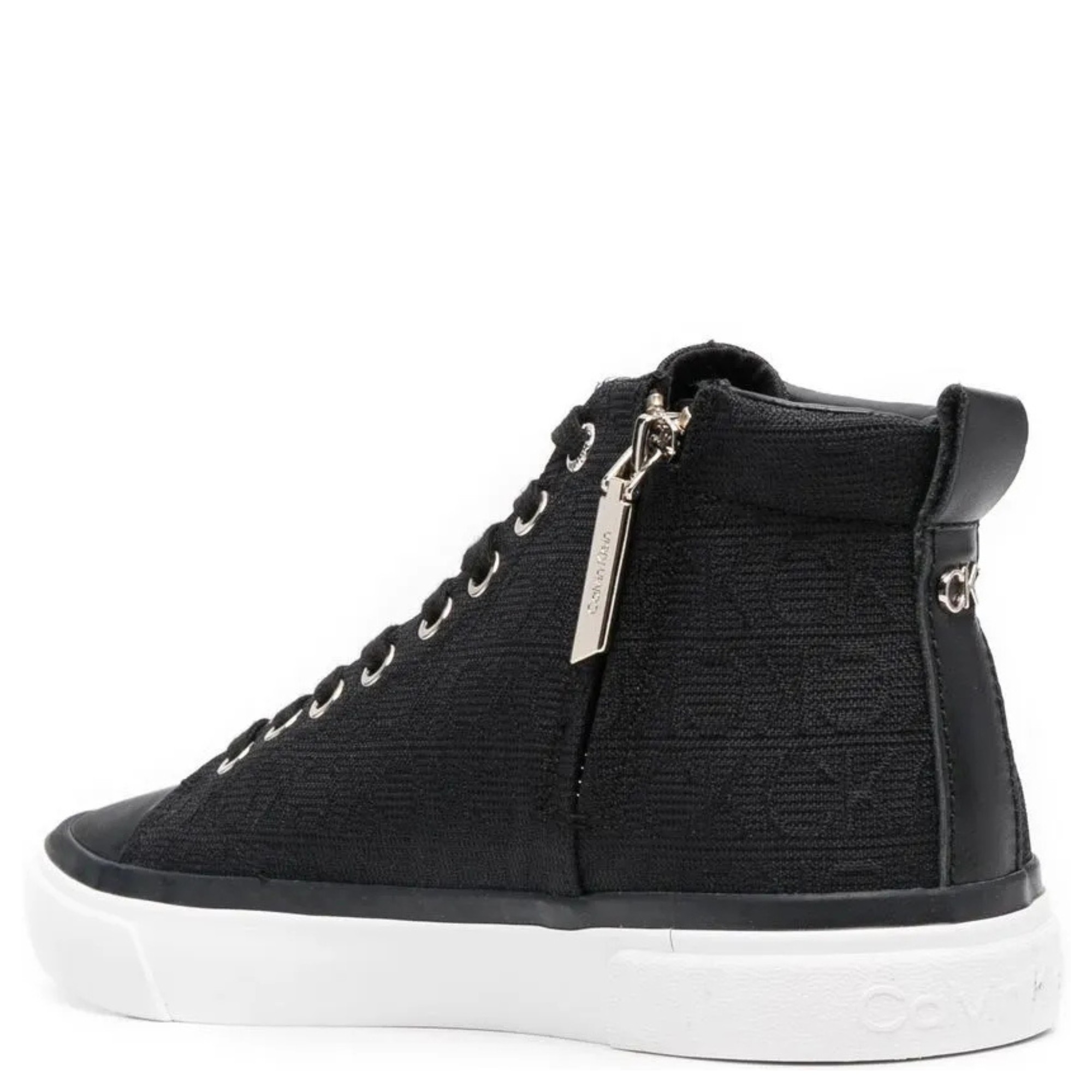 CALVIN KLEIN Sportiniai bateliai moterims, Juoda, VULC HIGH TOP-MN JQ 3