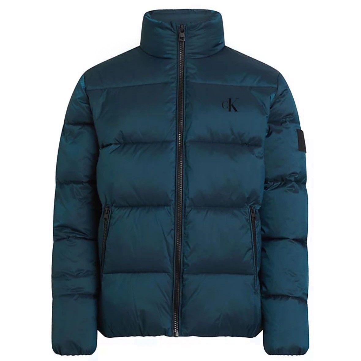 CALVIN KLEIN JEANS Pūkinė striukė vyrams, Mėlyna, Tt ripstop puffer jacket 1