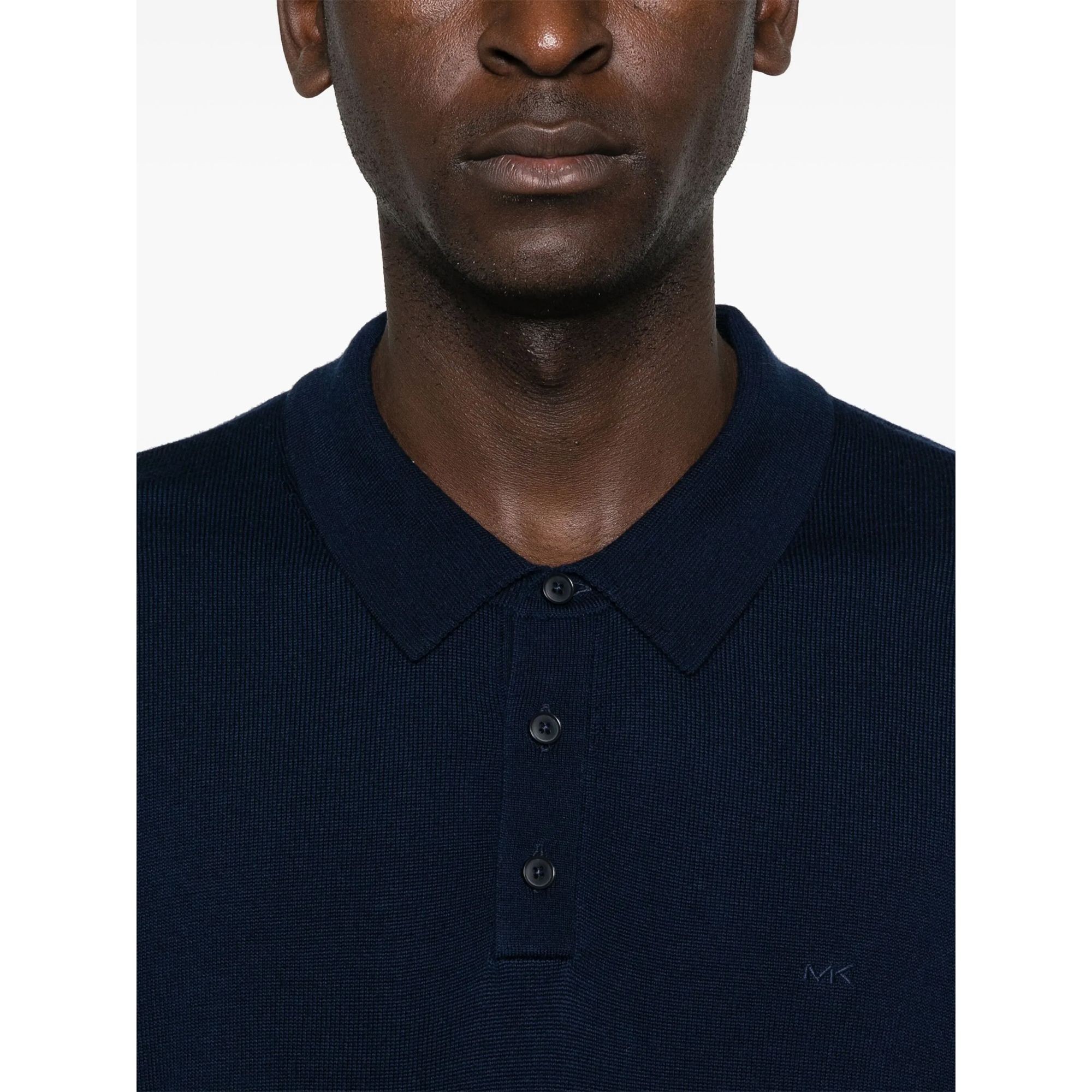 MICHAEL KORS Polo marškiniai ilgos rank. vyrams, Mėlyna, Core merino ls polo-emb 5