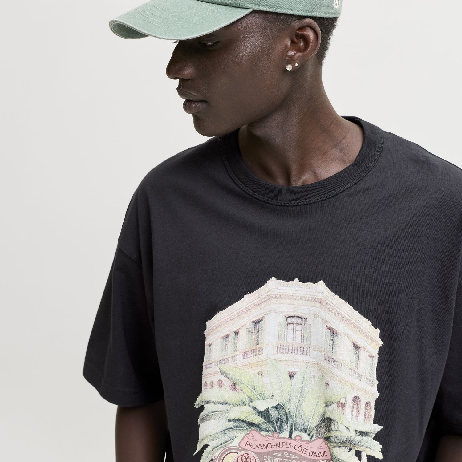 JACK & JONES Marškinėliai vyrams, Juoda, Menton photo 6