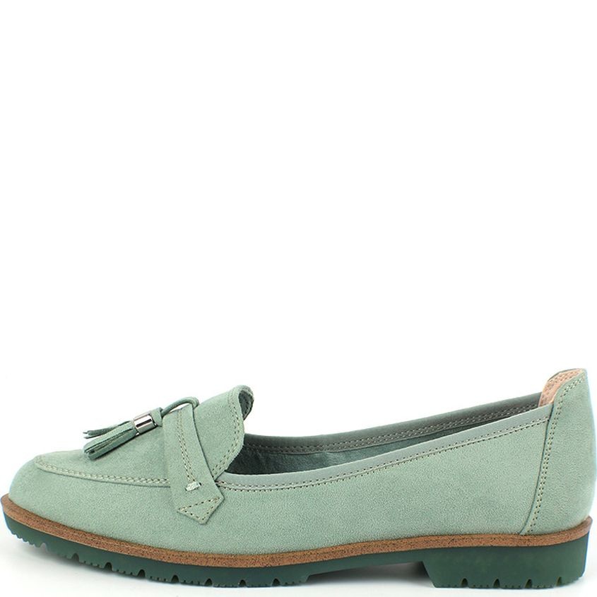 MARCO TOZZI Loaferiai moterims, Žalia, LOAFERS 3