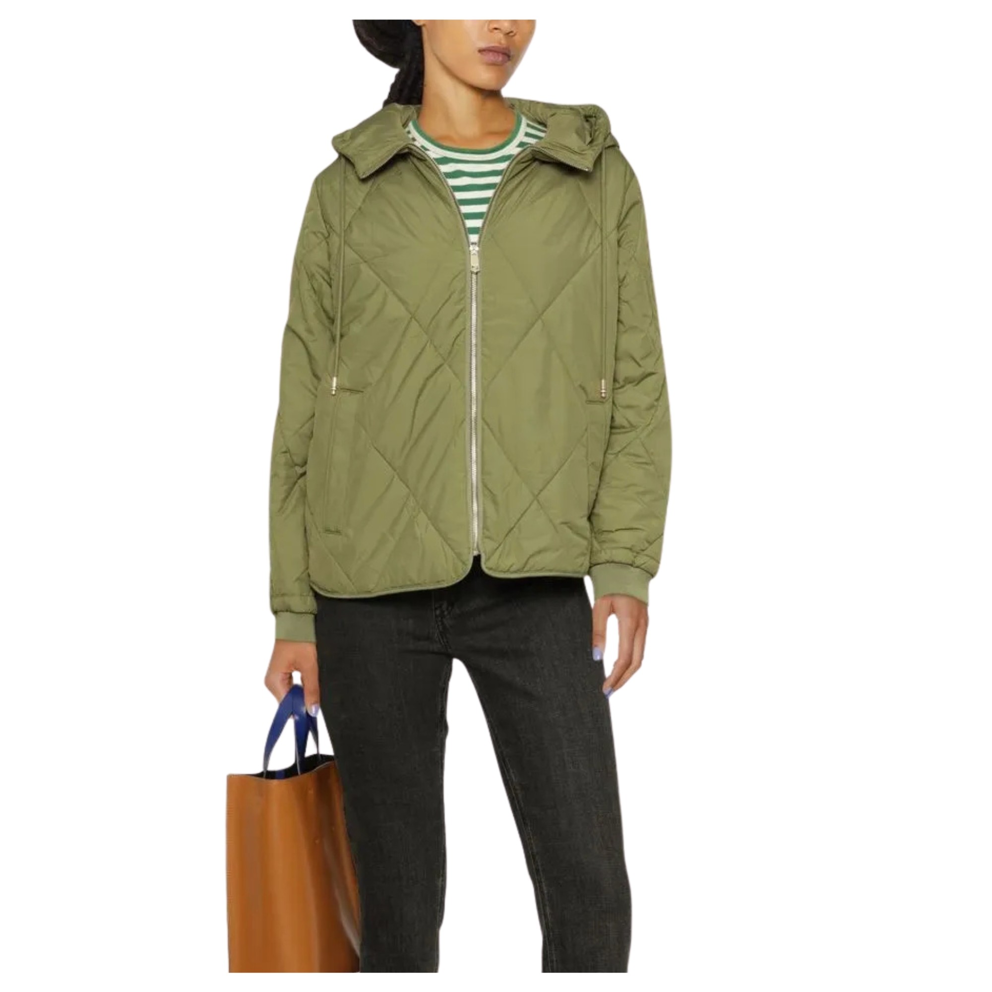 TOMMY HILFIGER Pūkinė striukė moterims, Žalia, Padded jackets 2
