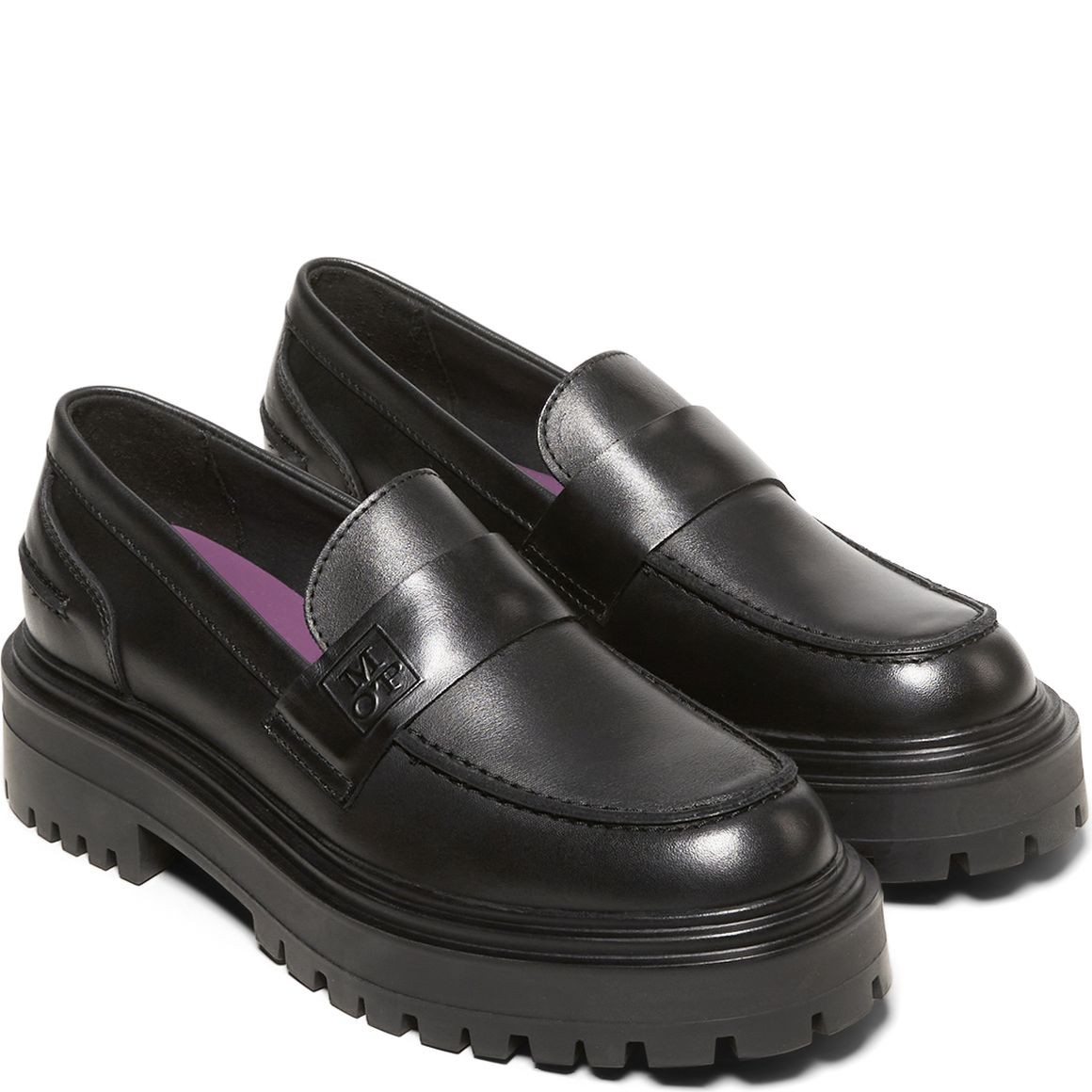 MARC O'POLO Loaferiai moterims, Juoda, Mod. Elin 1A 1