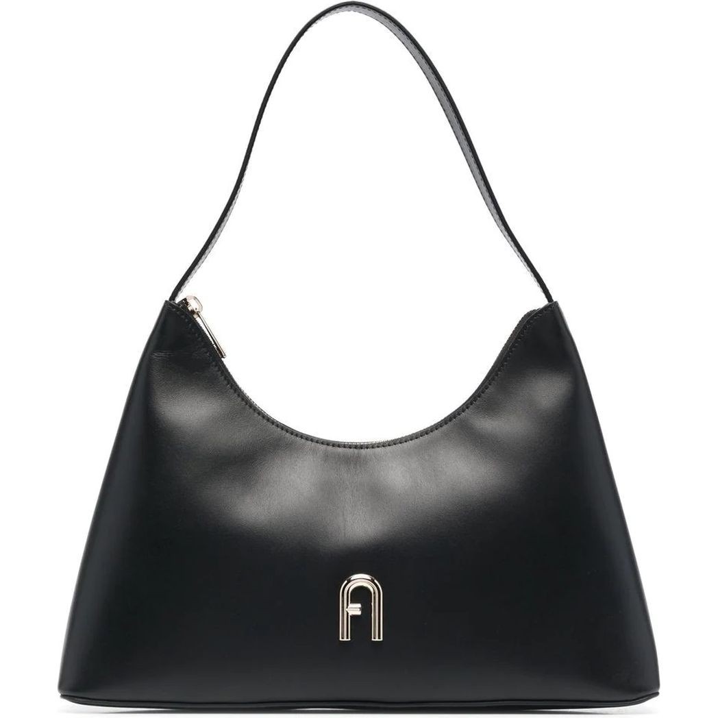 FURLA Rankinė per petį moterims, Juoda, Furla diamante s shoulder bag 1