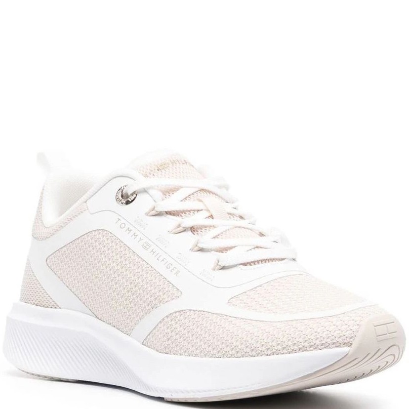 TOMMY HILFIGER Sportiniai bateliai moterims, Balta, Active mesh trainer 2