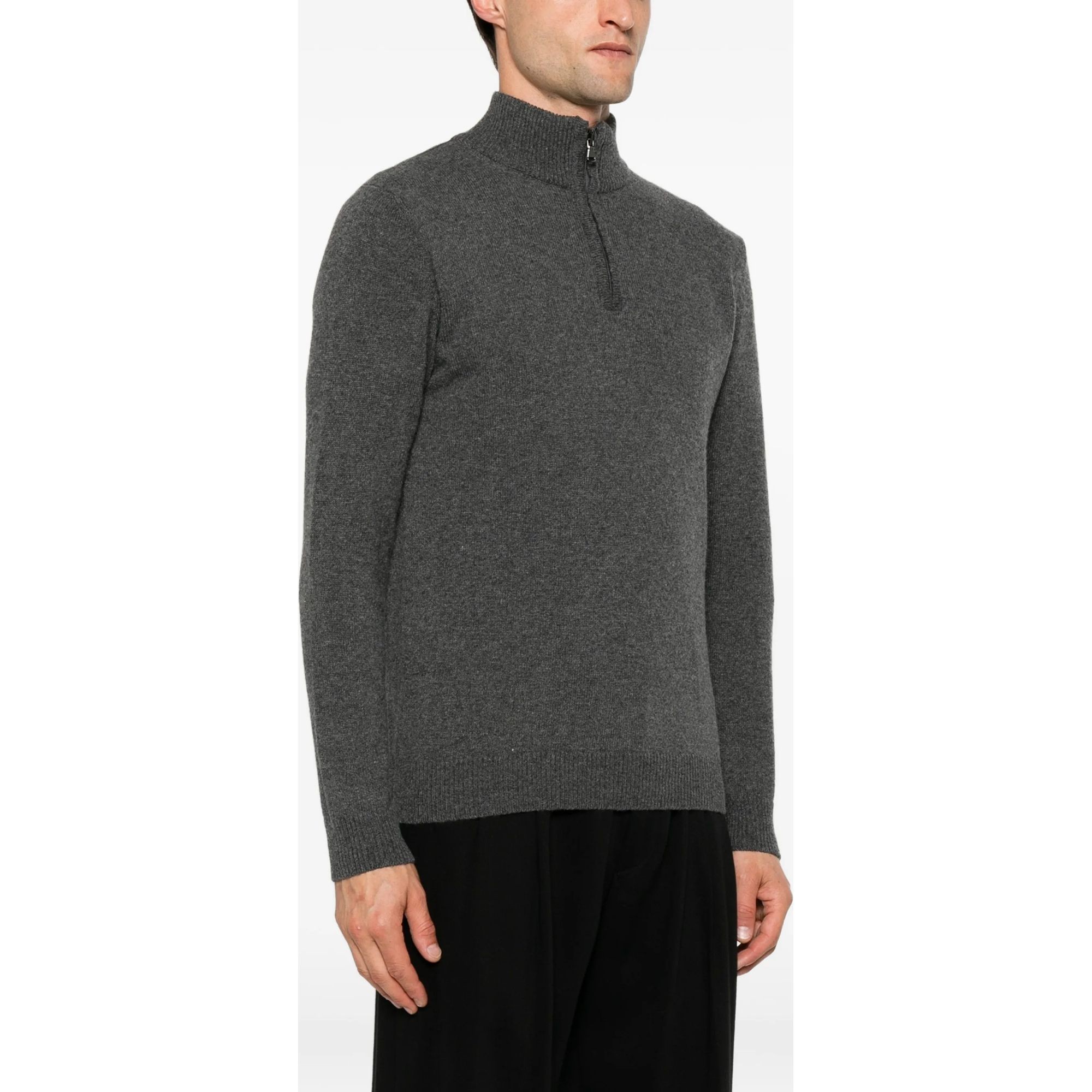 SERGIO MORETTI Megztinis su kaklu vyrams, Pilka, Turtleneck 3