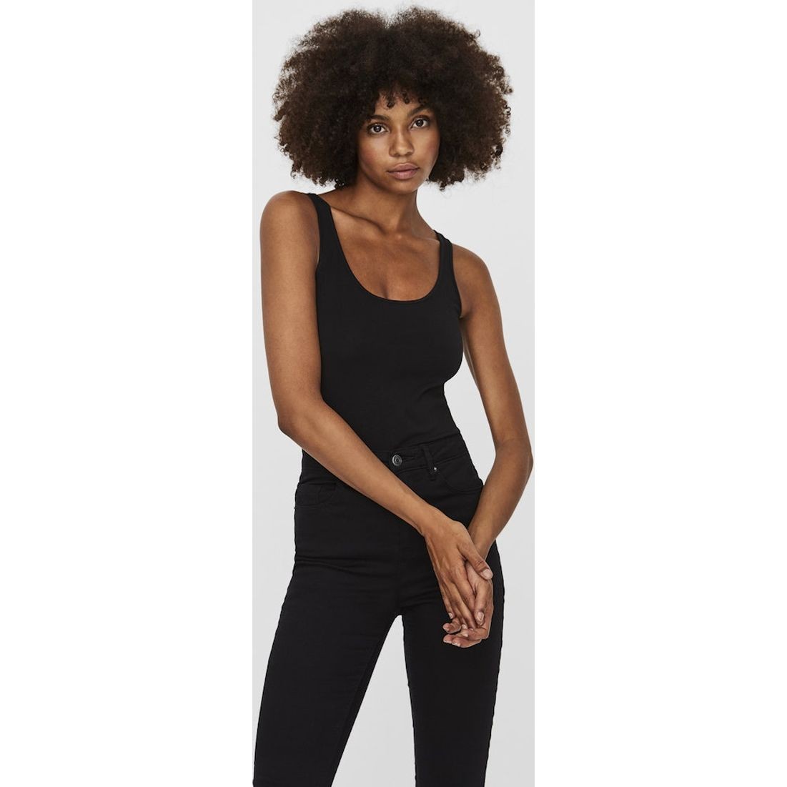 VERO MODA Marškinėliai moterims, Juoda, VMMAXI MY SOFT LONG 4