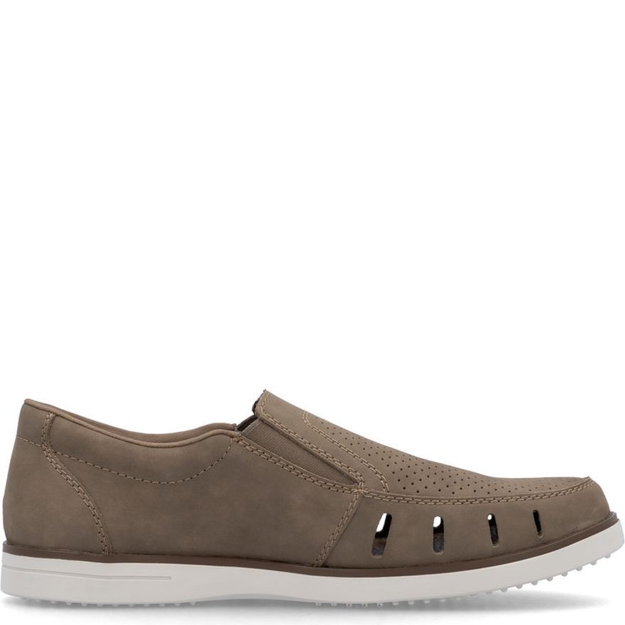 RIEKER Loaferiai vyrams, Ruda, Slipper 3