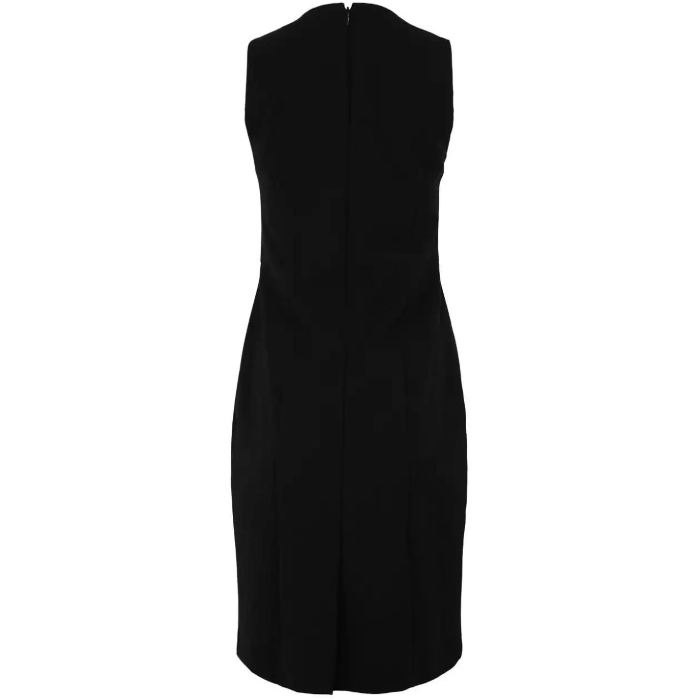 VINCE Midi suknelė moterims, Juoda, Seamed front sheath dress 2