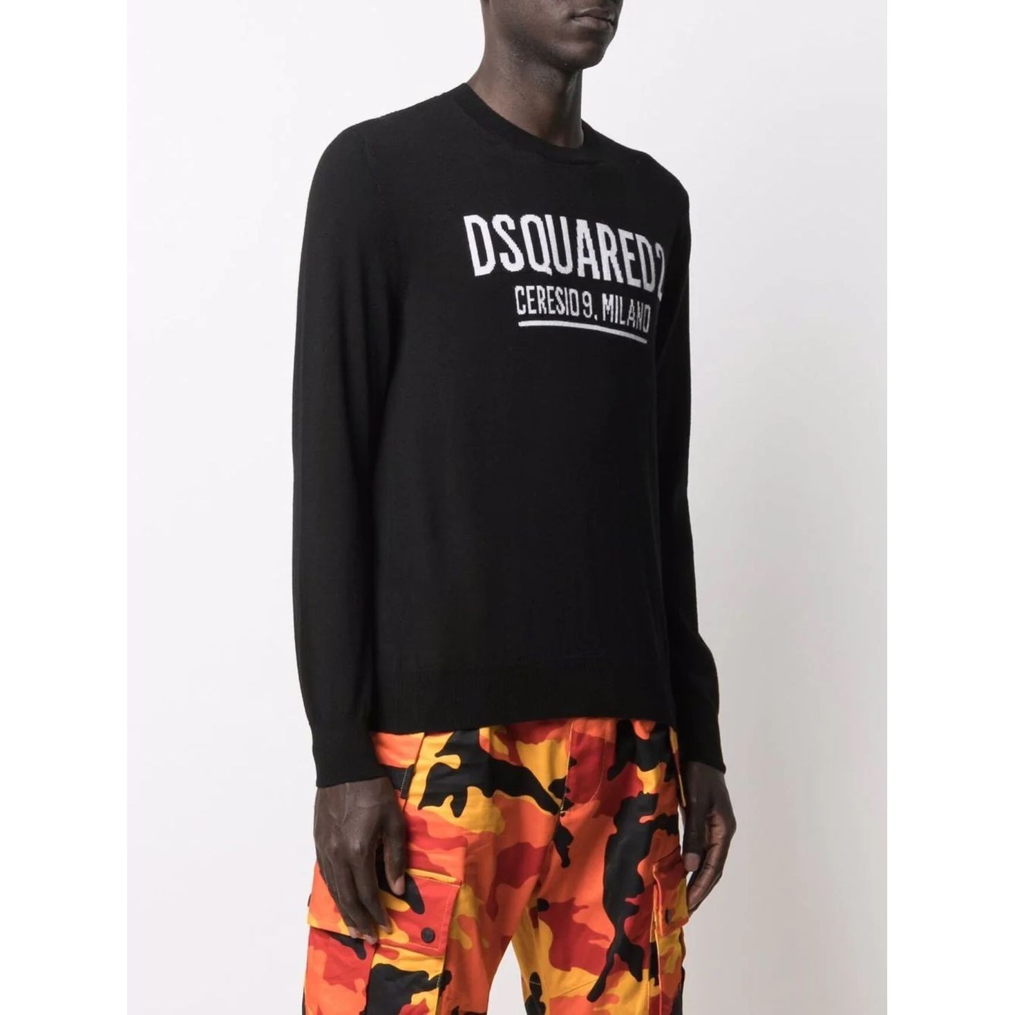 DSQUARED2 Megztinis vyrams, Juoda, PULLOVER 2
