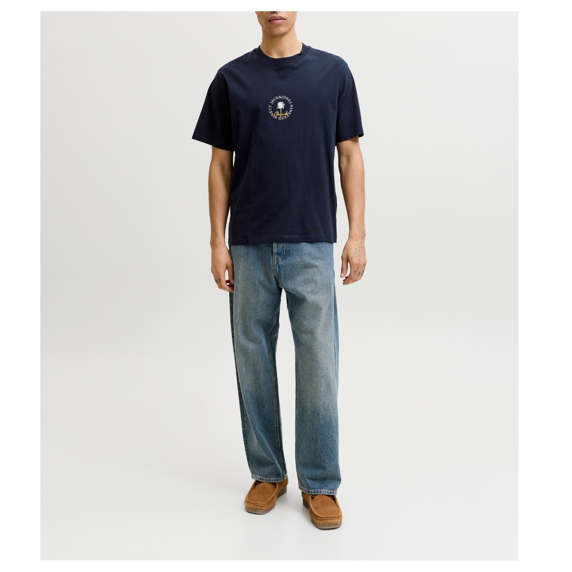 JACK & JONES Marškinėliai vyrams, Mėlyna, Hyeres minimal 3