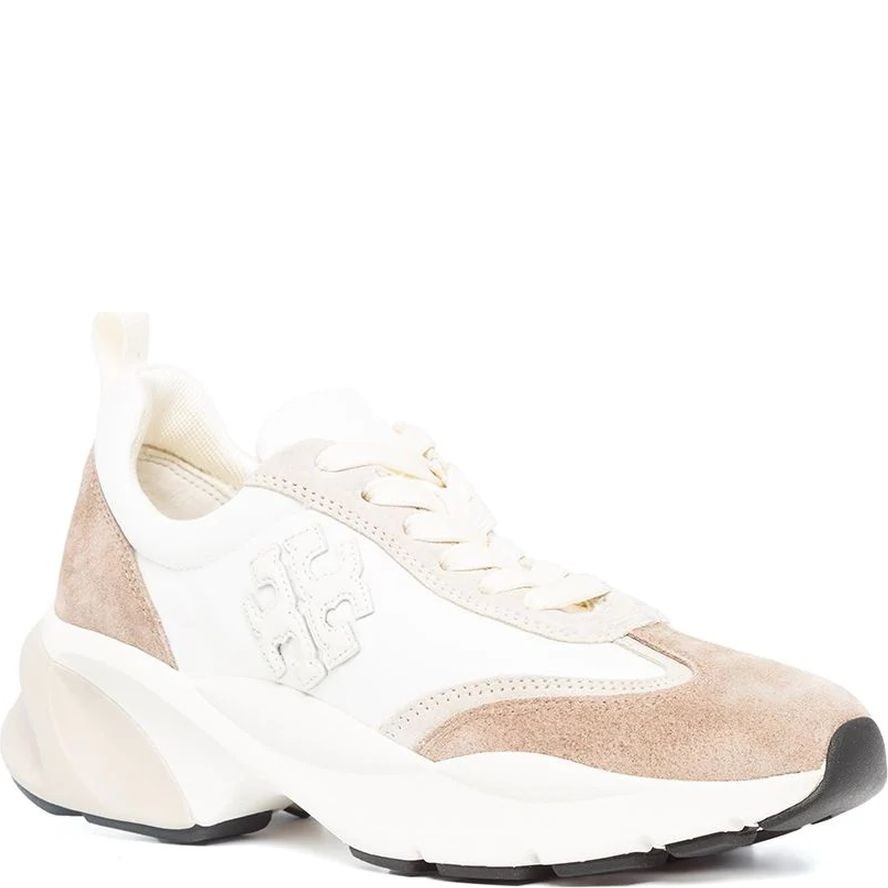 TORY BURCH Sportiniai bateliai moterims, Balta, Good luck trainer 1