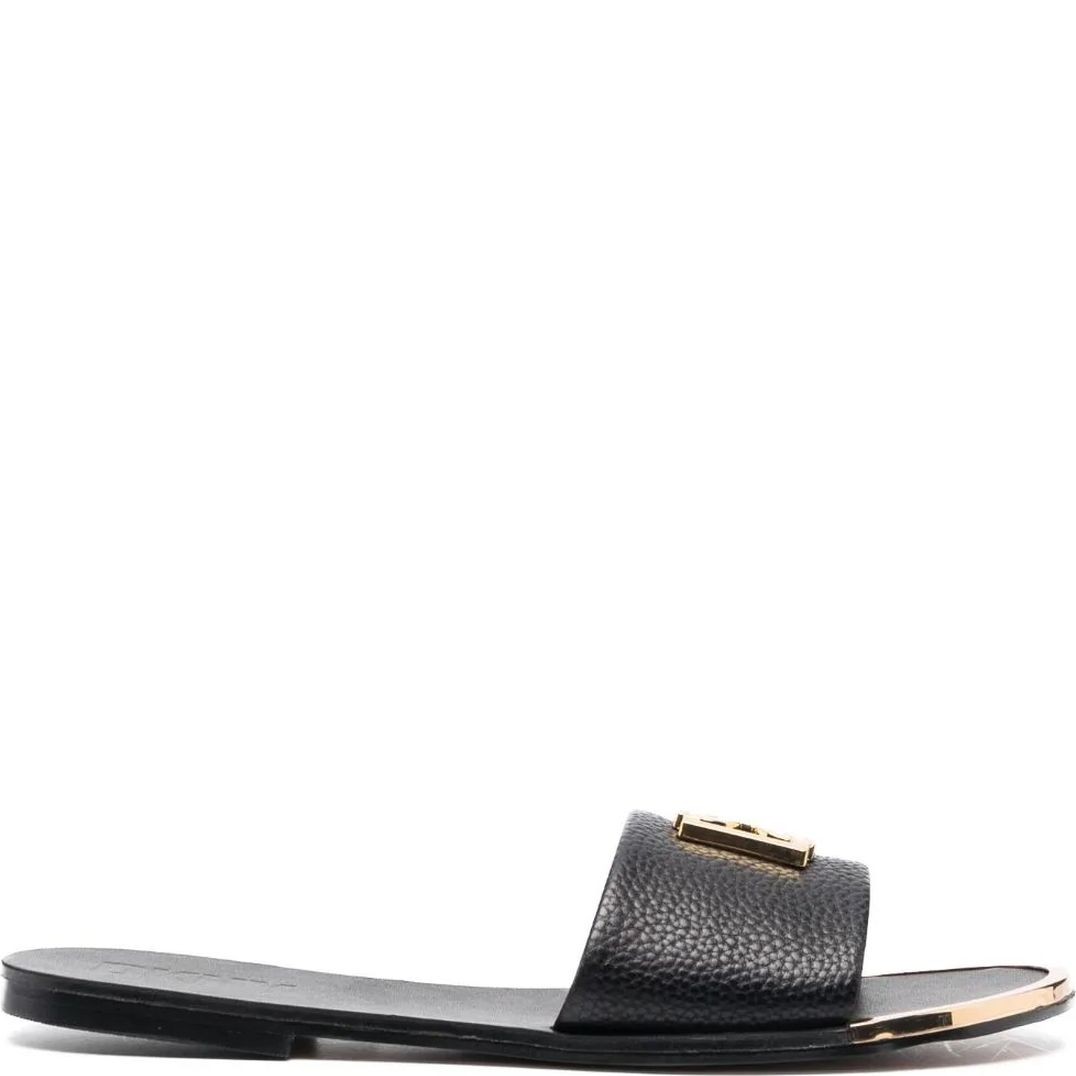 DKNY Šlepetės moterims, Juoda, GRACEN - Flat  slide 2