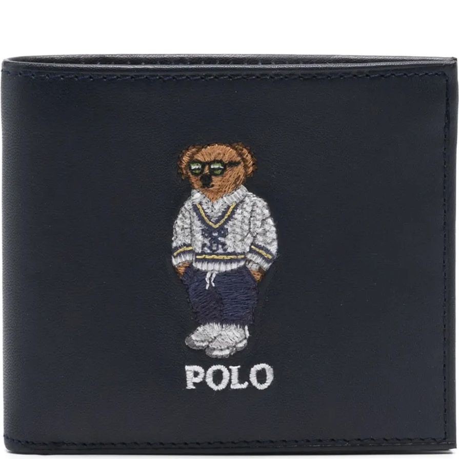POLO RALPH LAUREN Piniginė vyrams, Mėlyna, Billfold-wallet-medium 1