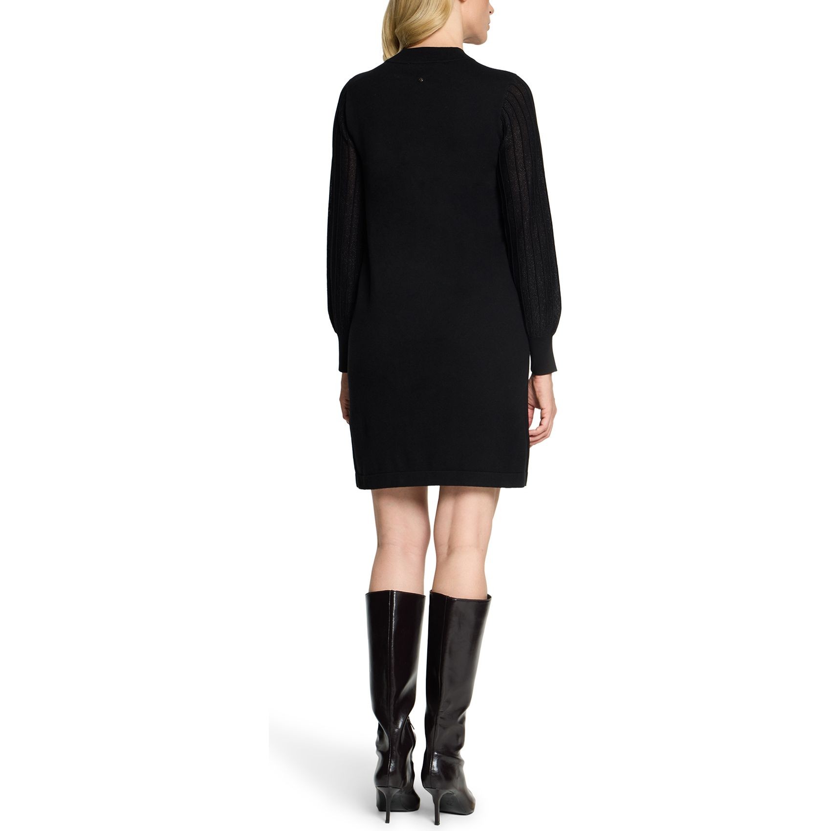 BETTY & CO Megzta suknelė moterims, Juoda, Short Knit Dress 4