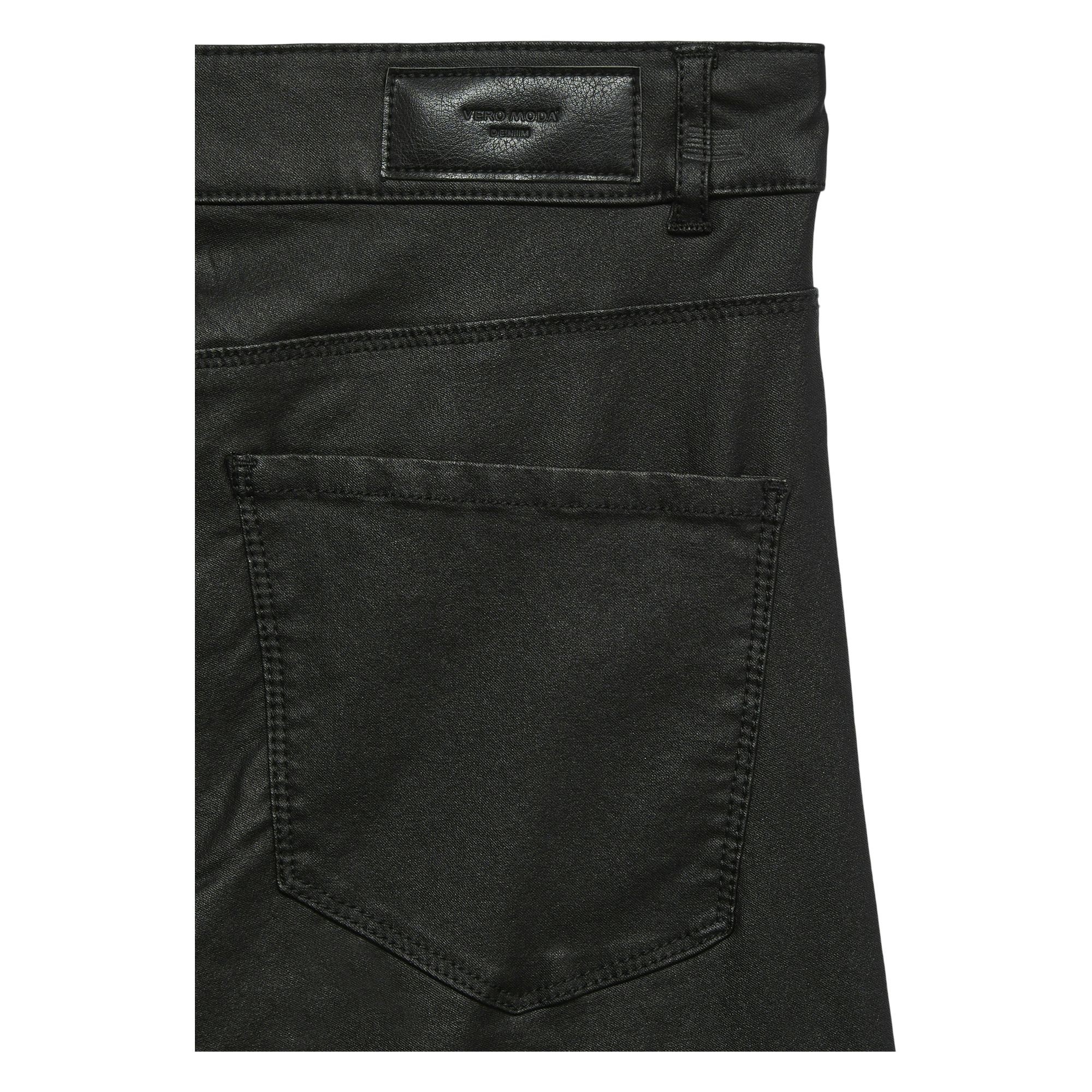 VERO MODA Kelnės moterims, Juoda, VMSEVEN NW SS SMOOTH 2