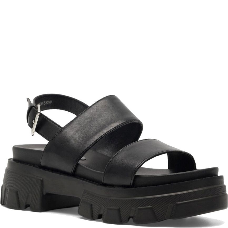 DEEZEE Basutės moterims, Juoda, SANDALS 1