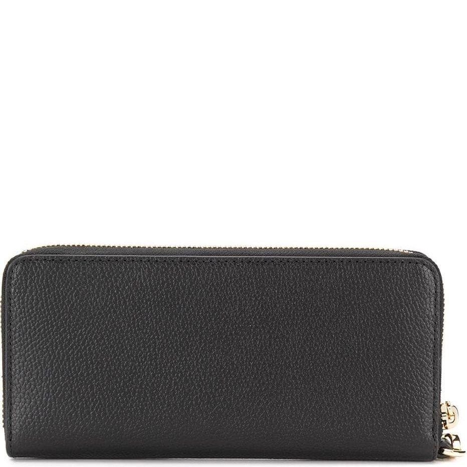 MICHAEL KORS Piniginė moterims, Juoda, TRAVEL CONTINENTAL 2