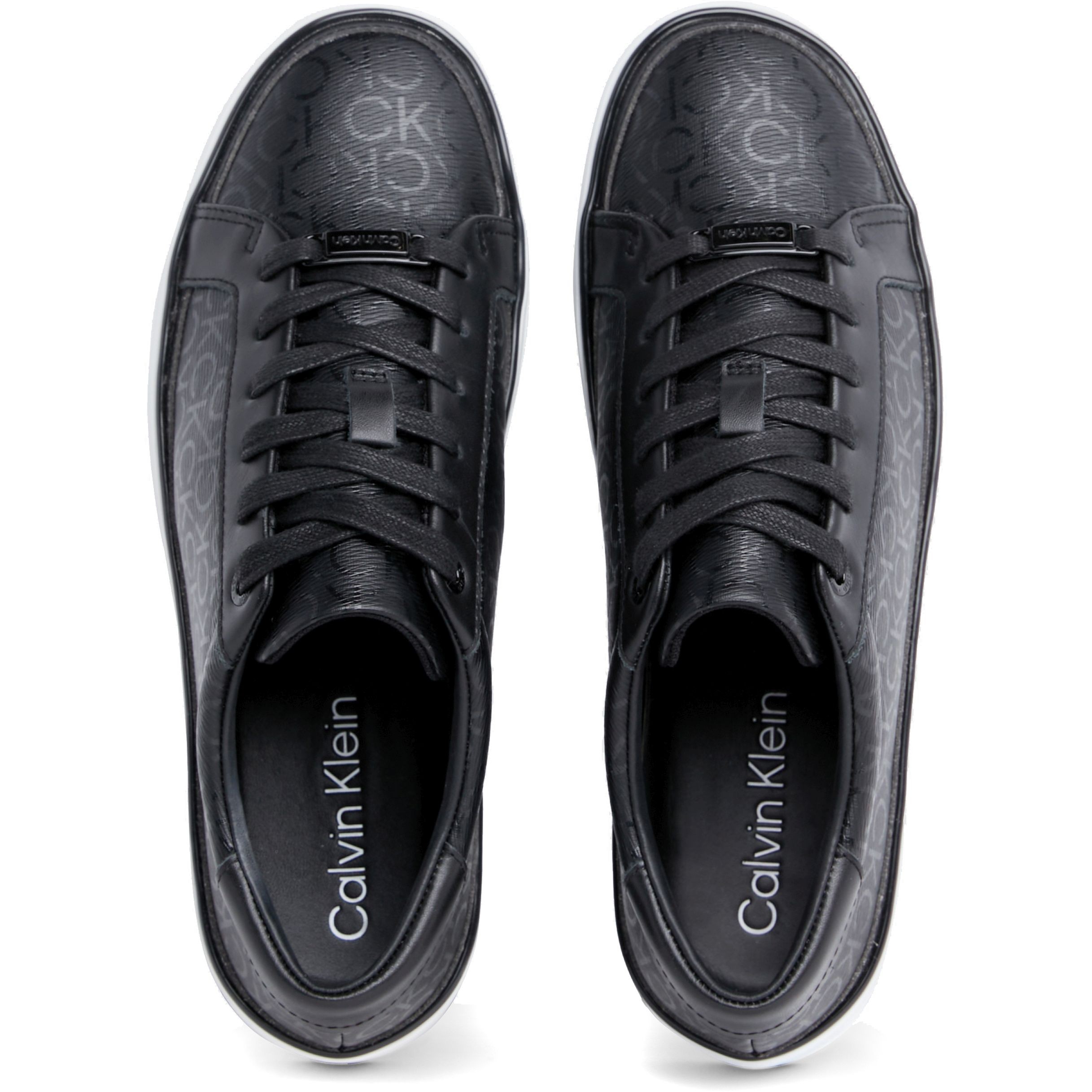 CALVIN KLEIN Laisvalaikio bateliai moterims, Juoda, Flatform cup lace up leisure 4