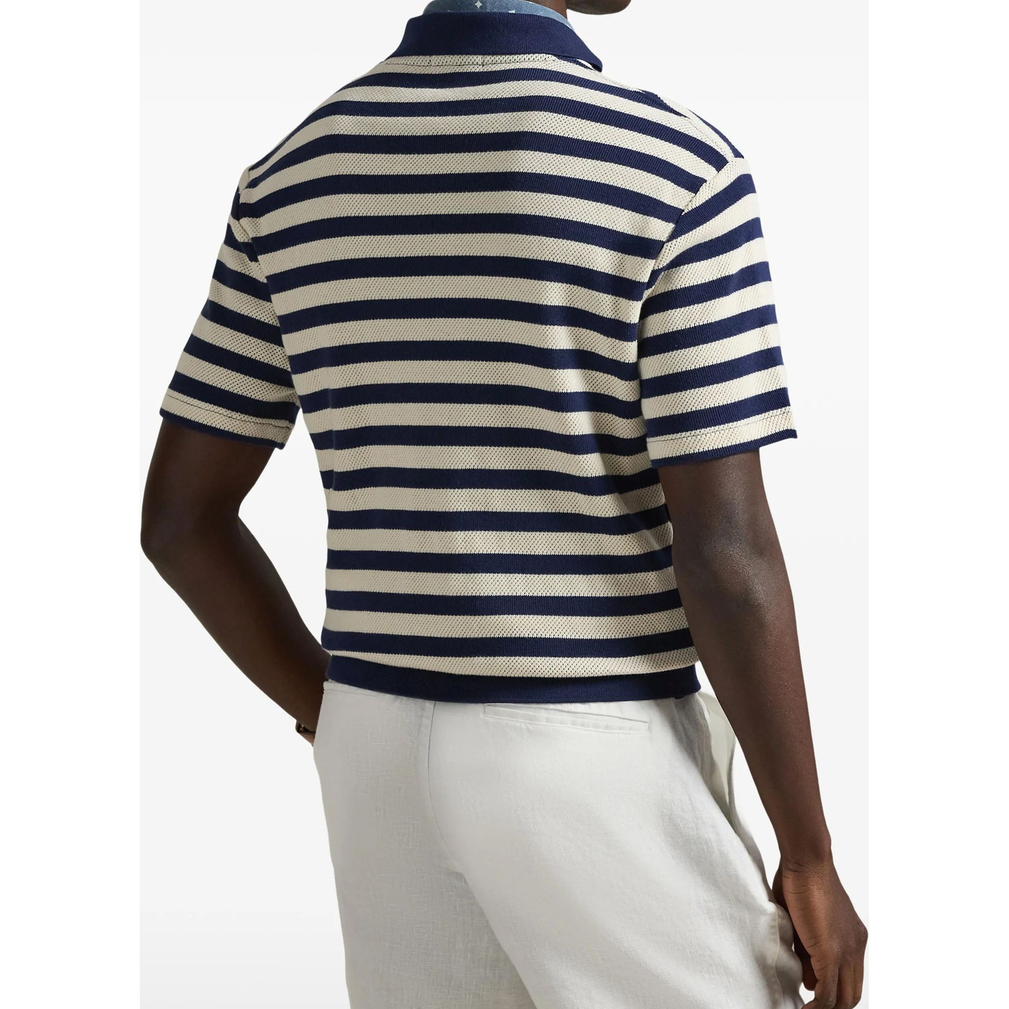 POLO RALPH LAUREN Polo marškiniai trumpos rank. vyrams, Mėlyna, Knit-polo 4