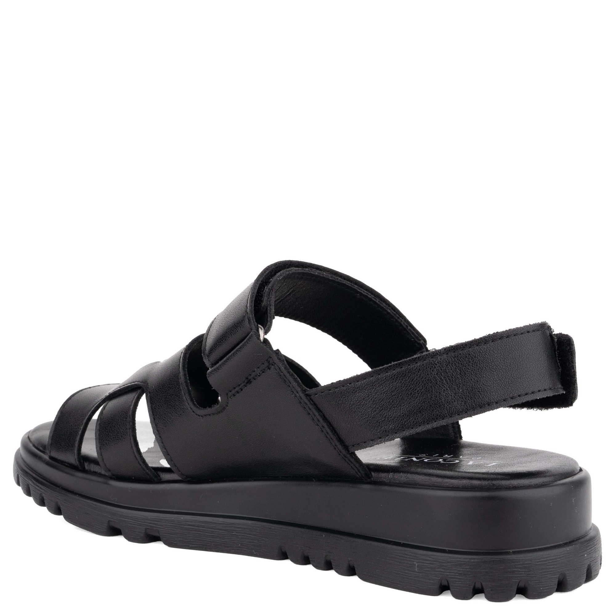 LA CONTE Basutės moterims, Juoda, Sandals 3