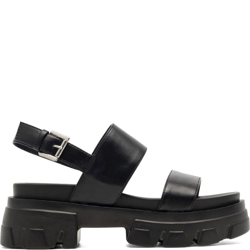 DEEZEE Basutės moterims, Juoda, SANDALS 2