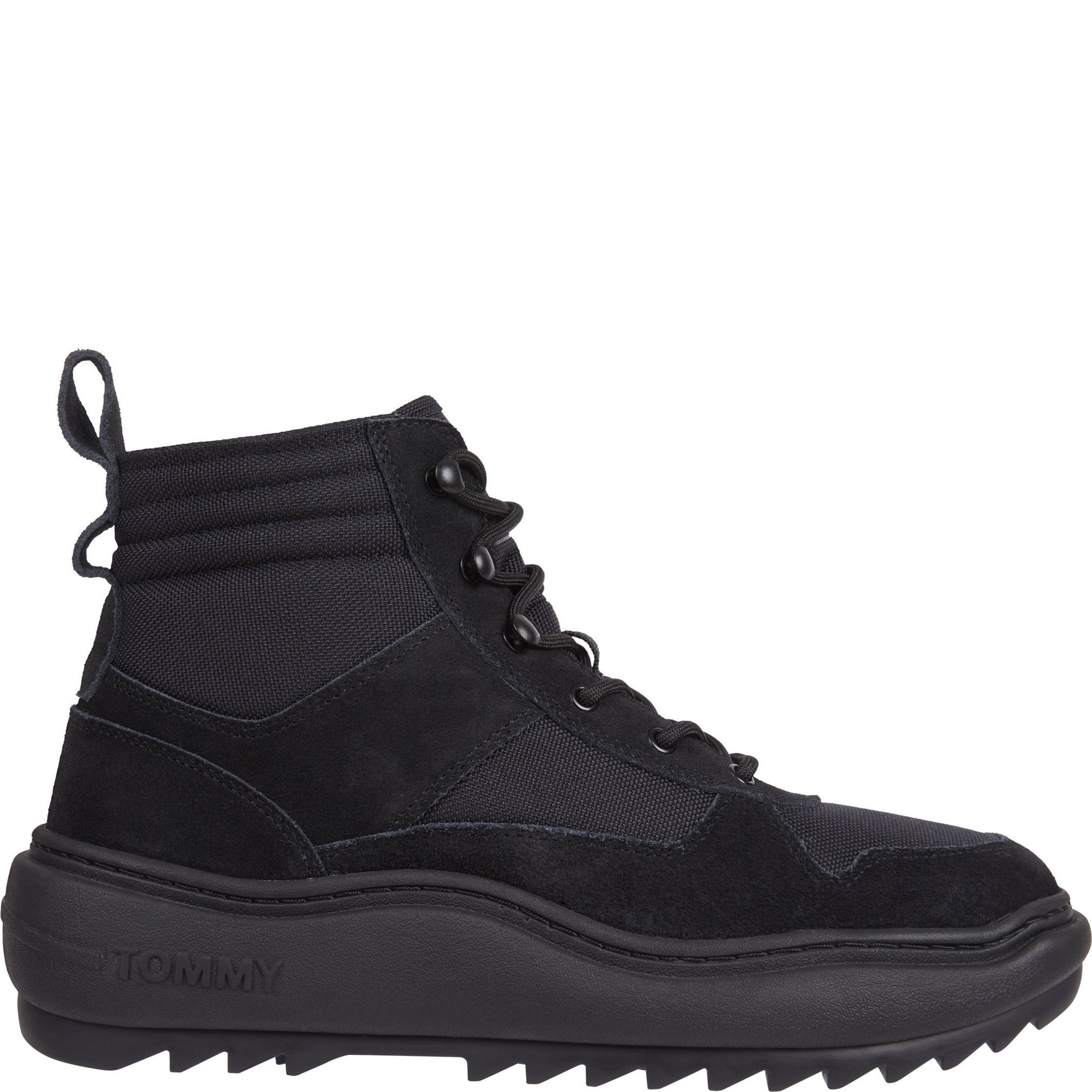 TOMMY JEANS Aulinukai vyrams, Juoda, Mix material boot 2