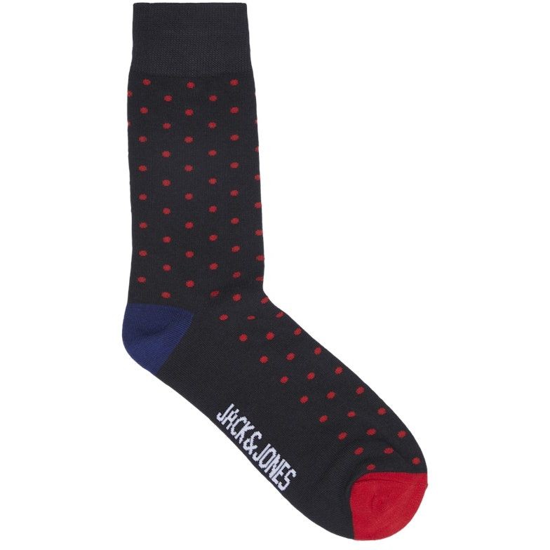 JACK & JONES Kojinės vyrams, Juoda, JACCOLOR DOT SOCK 1